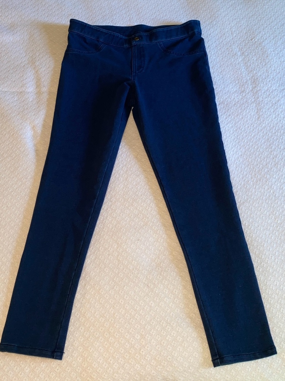 Women's Dark Blue Skinny Jeans - Stretchy Slim Fit